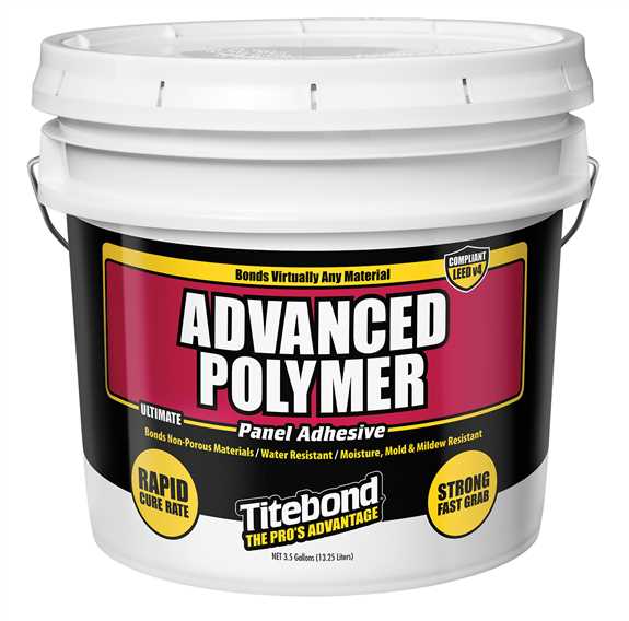 4319 3.5 Gallon Titebond FRP ADV Polymer